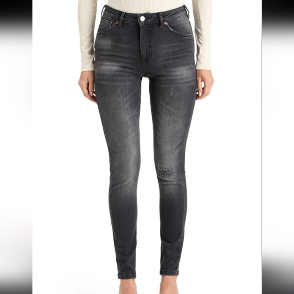 SCOTCH & SODA | Women's Black Wash Haut High Rise Skinny Fitted Jeans